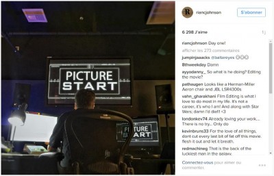 Rian Johnson sur Instagram - Day one!.jpg